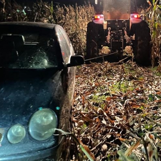 Polícia Militar apreende carro e munições em Santa Terezinha de Itaipu