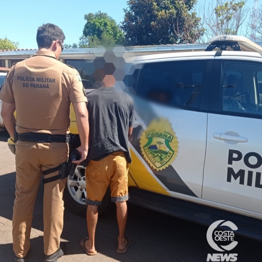 Polícia Militar cumpre mandado de prisão em Portão do Ocoi, em Missal