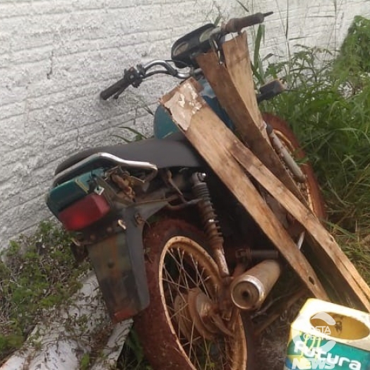 Polícia Militar de Medianeira recupera motocicleta furtada