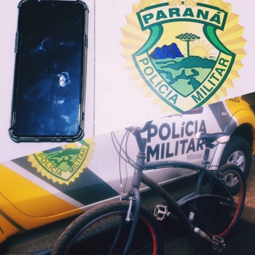 Polícia Militar de Missal apreende adolescente e recupera objetos furtados em Santa Helena