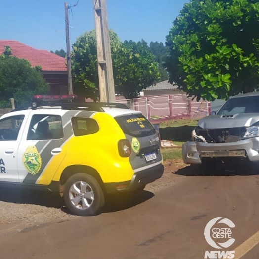 Polícia Militar de Santa Helena recupera Hilux furtada em São Paulo