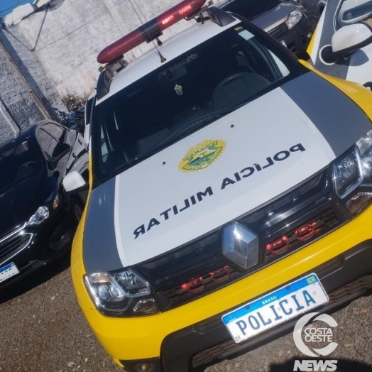 Polícia Militar de São Miguel recupera carro furtado em Santa Terezinha de Itaipu