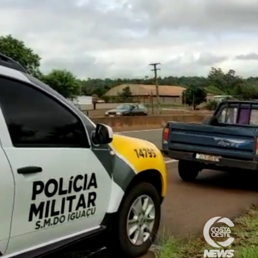 Polícia Militar de São Miguel recupera veículo furtado em Serranópolis do Iguaçu