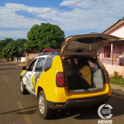 Polícia Militar detém homem com mandado de prisão em aberto em São Miguel do Iguaçu