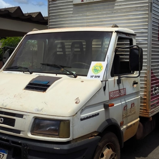 Polícia Militar recupera caminhão com queixa de furto em zona rural de São Miguel do Iguaçu