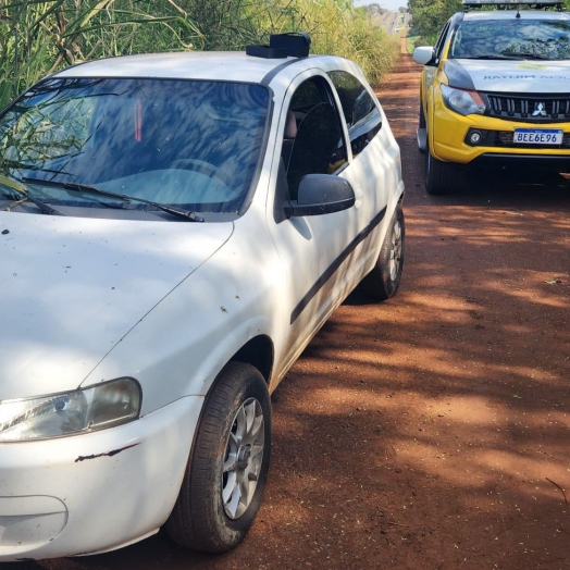 Polícia Militar recupera veículo roubado e apreende outro utilizado na ação em Santa Terezinha de Itaipu