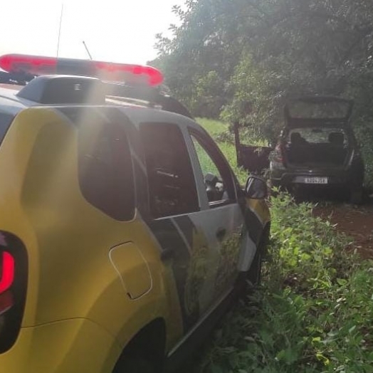 Polícia Militar recupera veículo roubado em Santa Terezinha de Itaipu