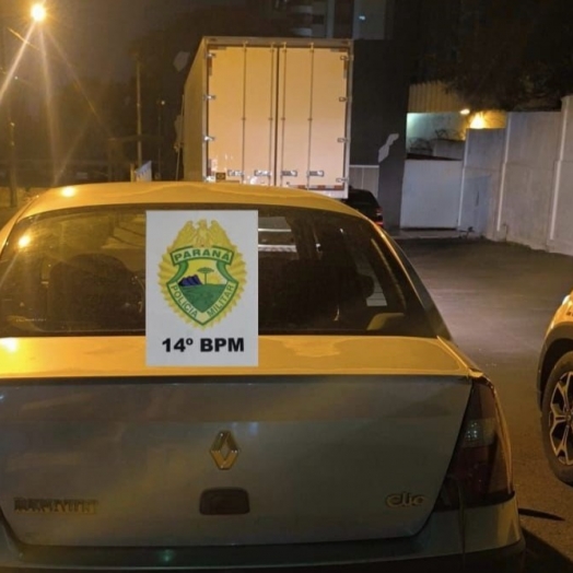 Polícia Militar recupera veículo roubado na área rural de Santa Terezinha do Itaipu