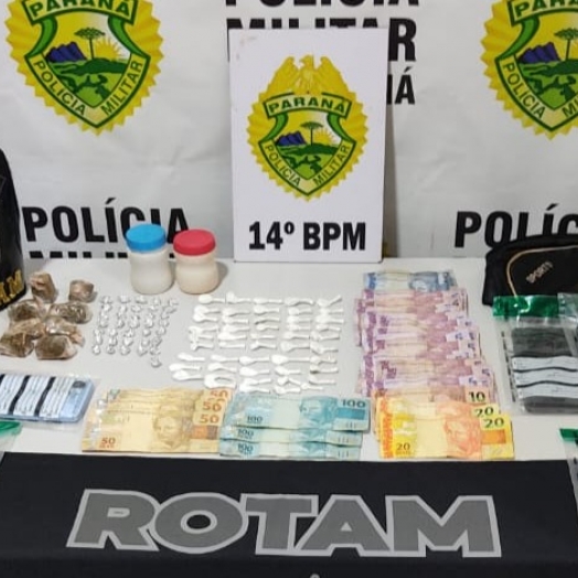 Polícia prende dois por tráfico de drogas em Medianeira durante Operação Força Total XIII