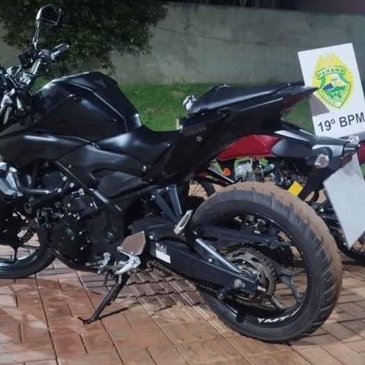 Policia recolhe motocicletas durante Operação Sinergia III em Santa Helena