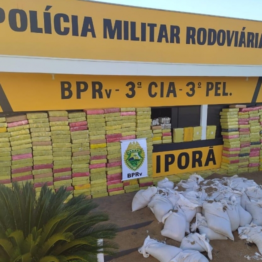 Polícia Rodoviária apreende 4,7 toneladas de maconha em cargas de sementes