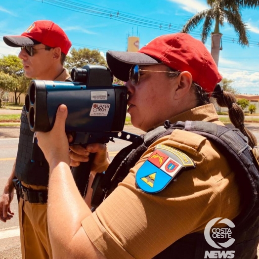 Polícia Rodoviária de Santa Helena flagra mais de 200 veículos acima da velocidade na Operação Páscoa