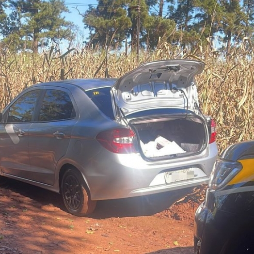 Polícia Rodoviária Federal recupera veículo roubado em São Miguel do Iguaçu