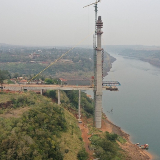 Ponte da Integração Brasil-Paraguai deve ficar pronta em setembro de 2022