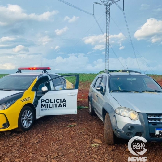 PRE de Santa Helena apreende veículo carregado com drogas na PR 488