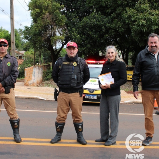 PRE e Conselho Tutelar de Santa Helena promovem ação alusiva ao Maio Laranja