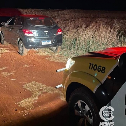 PRE recupera veículo furtado na PR 317 em Ouro Verde do Oeste