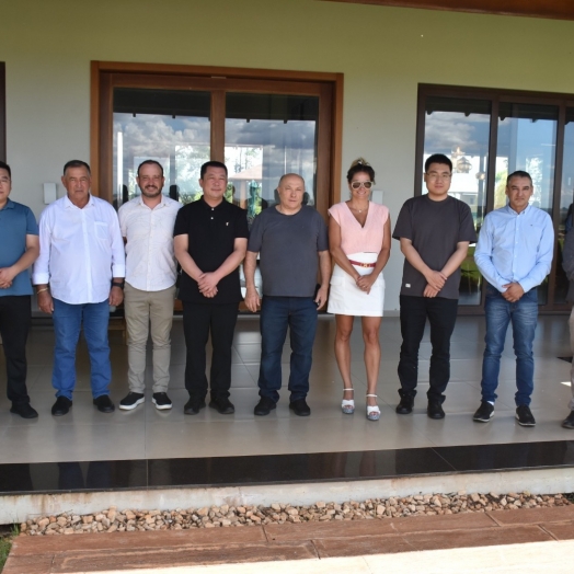 Prefeito Motta acompanha visita de representantes da Liben Agro e autoridades Chinesas.