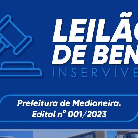 Prefeitura de Medianeira vai realizar leilão de veículos