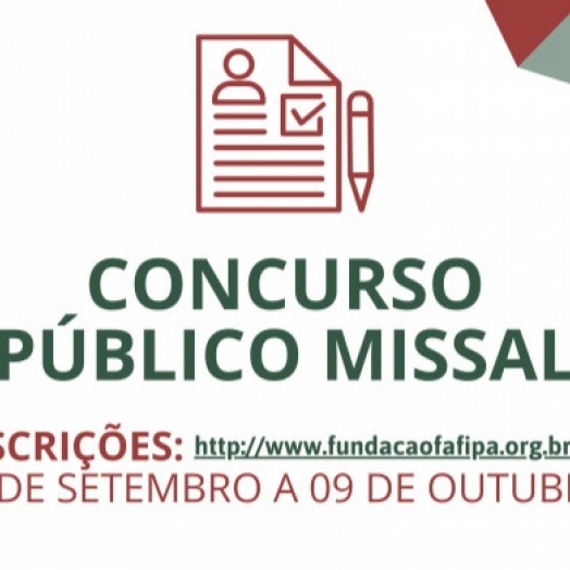 Prefeitura de Missal publica edital para Concurso Público