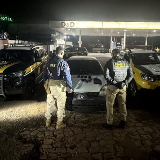 PRF apreende duas pistolas 9mm durante abordagem na BR-277, em Matelândia (PR)