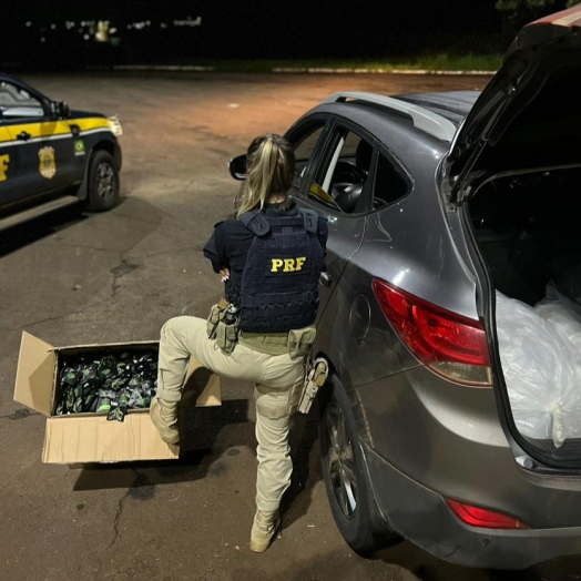 PRF apreende mais de 28 quilos de “supermaconha” em Santa Terezinha de Itaipu (PR)