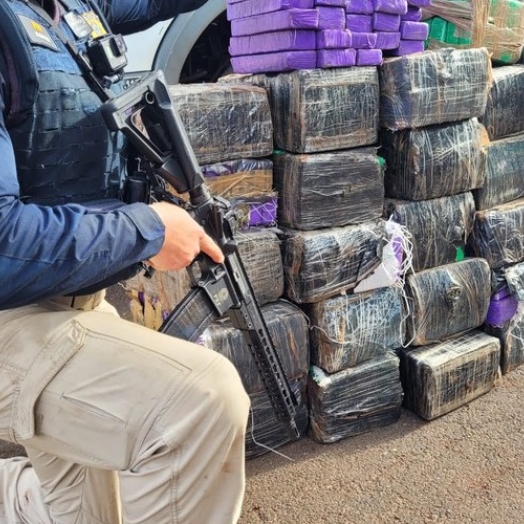 PRF apreende quase uma tonelada de maconha no Paraná