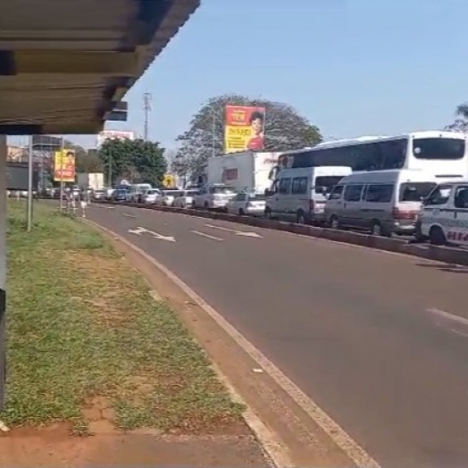 PRF Informa - Congestionamento na Ponte da Amizade em 20/09/2023