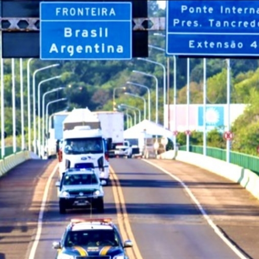 PRF informa sobre documentos exigidos na fronteira terrestre com a Argentina; veja o vídeo