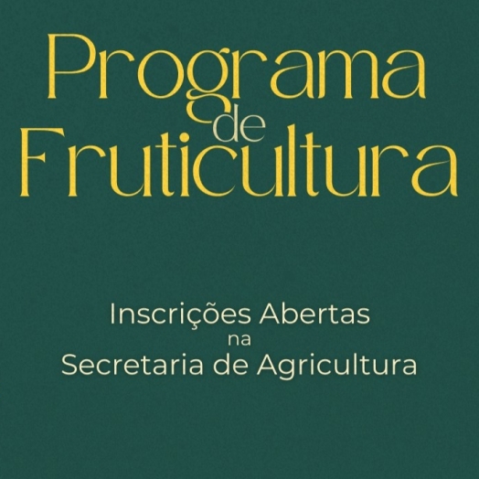 Programa de Fruticultura está com inscrições abertas para Produtores Rurais em Missal