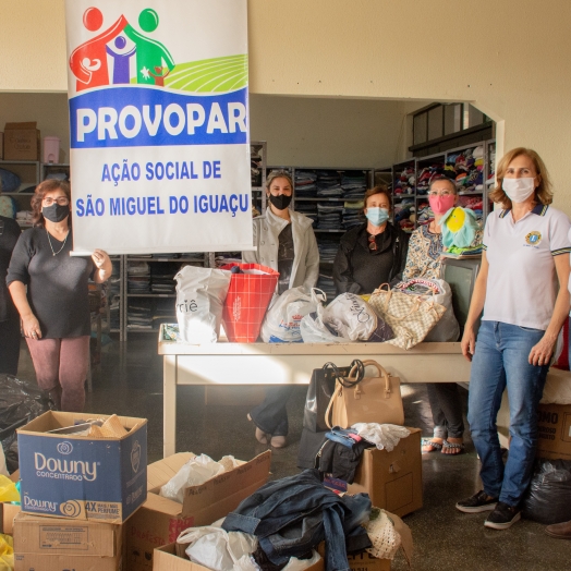 Provopar recebe doação do Lions Clube de São Miguel do Iguaçu