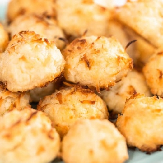 Receita de biscoitos de coco fáceis