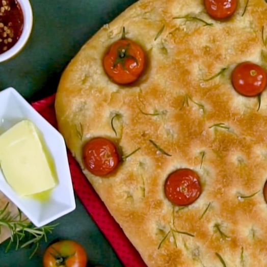 Receita de Focaccia