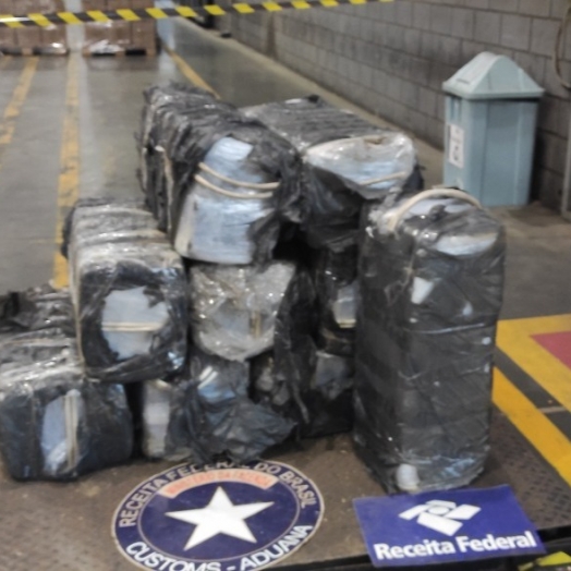 Receita Federal apreende 339 kg de cocaína no Porto de Paranaguá