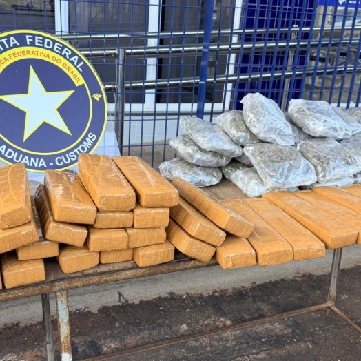 Receita Federal apreende drogas em fiscalização na BR-277, em São Miguel do Iguaçu