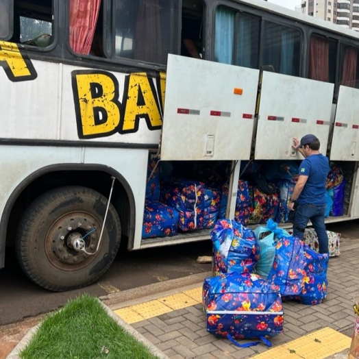 Receita Federal retém três ônibus de turismo em Santa Terezinha de Itaipu