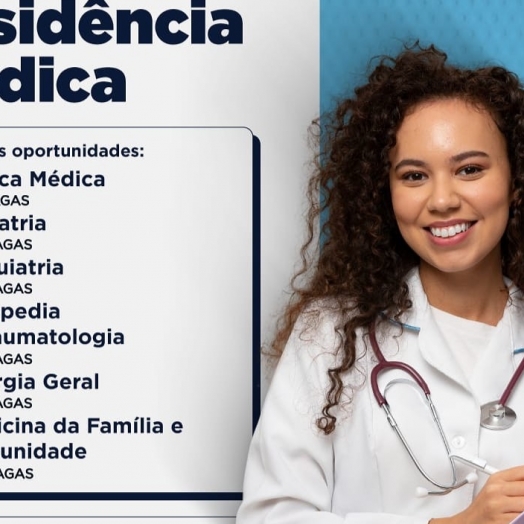 Residência Médica em Foz do Iguaçu: inscrições prorrogadas até 12 de janeiro