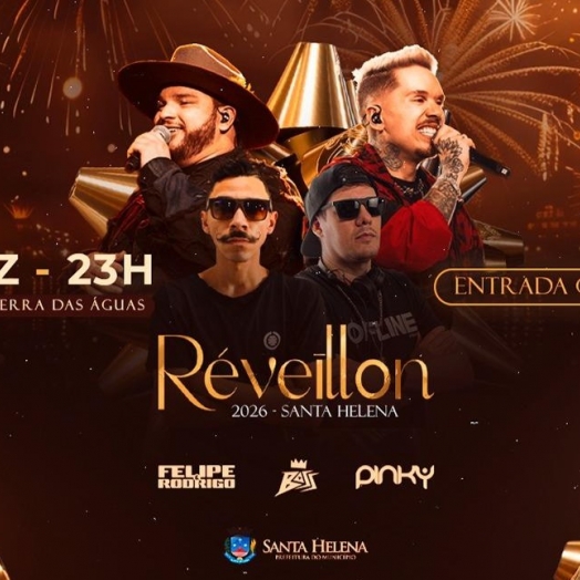 Réveillon 2026 com Felipe & Rodrigo vai agitar o Balneário Terra das Águas