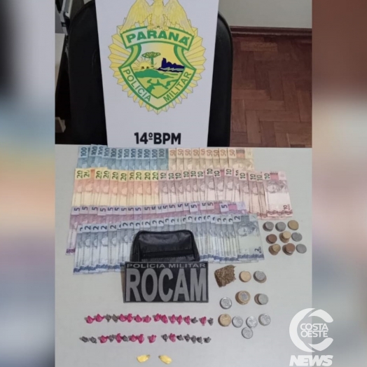 ROCAM prende duas pessoas e apreende drogas e veículo em Itaipulândia