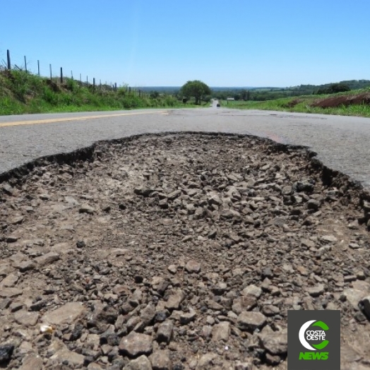 Rodovias que cruzam Santa Helena se tornaram intransitáveis e inseguras