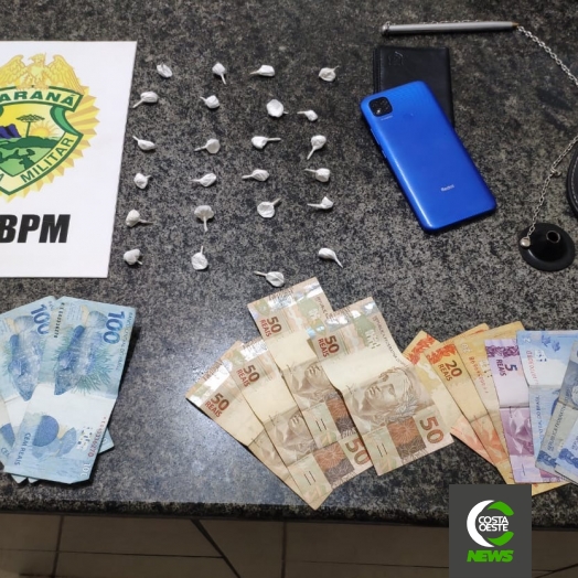 ROTAM prende duas pessoas por tráfico de drogas em São Miguel do Iguaçu