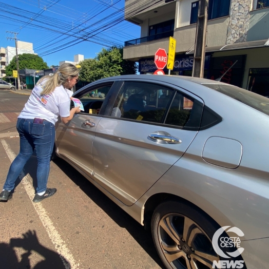 Rotary Club realiza campanha de conscientização contra a violência sexual infantojuvenil em São Miguel do Iguaçu