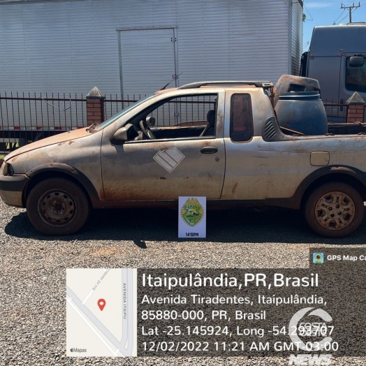 RPA da Polícia Militar de Itaipulândia recupera veículo roubado em 2006 no Paraguai