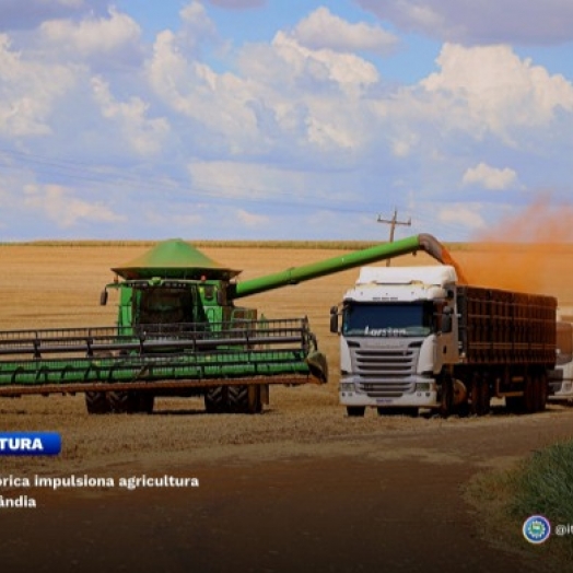 Safra histórica impulsiona agricultura em Itaipulândia