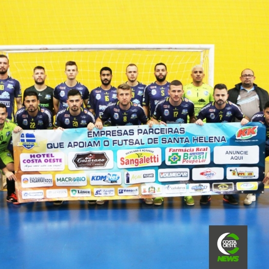 Santa Helena enfrenta São João do Ivaí amanhã pela Taça Bronze de Futsal