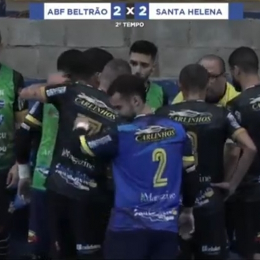 Santa Helena Futsal segura empate contra a ABF Beltrão Futsal