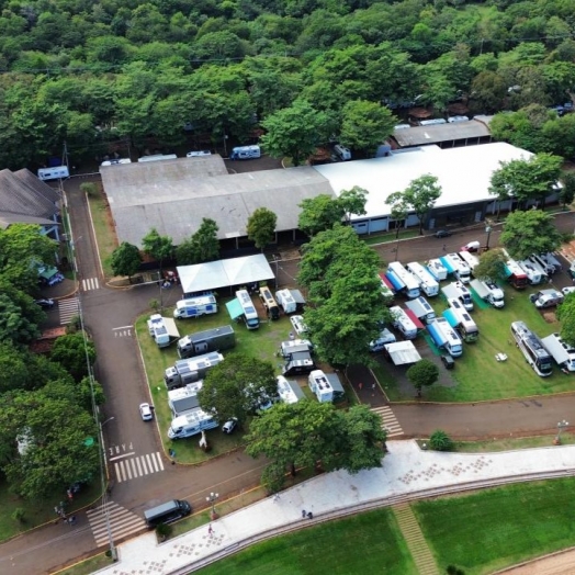 Santa Helena recebe encontro de Motorhomes promovido pelo Grupo Estradeiros do Paraná