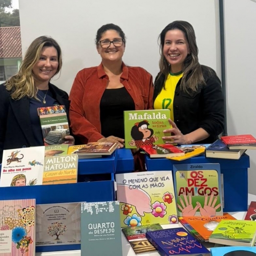 Santa Helena recebe Kit Biblioteca por meio do Convênio Linha Ecológica 2026