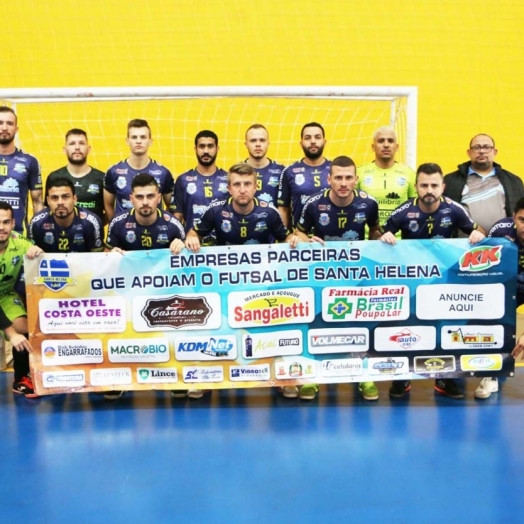 Santa Helena vence o Arapongas e estreia com o pé direito na terceira fase da Taça Bronze de Futsal