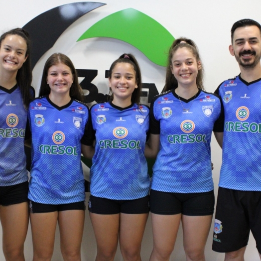 Santa-helenenses são convocadas para as seleções de voleibol do Paraná